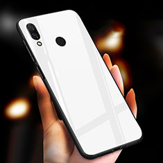 Carcasa Bumper Funda Silicona Espejo M03 para Huawei Honor 10 Lite Blanco