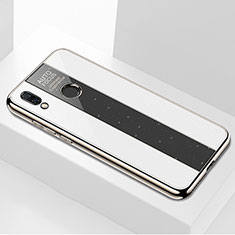 Carcasa Bumper Funda Silicona Espejo M03 para Huawei Nova 3e Blanco