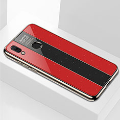 Carcasa Bumper Funda Silicona Espejo M03 para Huawei Nova 3e Rojo