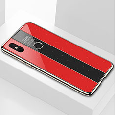Carcasa Bumper Funda Silicona Espejo M03 para Xiaomi Mi Mix 3 Rojo
