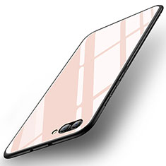 Carcasa Bumper Funda Silicona Espejo M04 para Huawei Honor V10 Oro Rosa