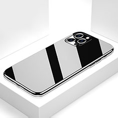 Carcasa Bumper Funda Silicona Espejo M05 para Apple iPhone 13 Pro Negro