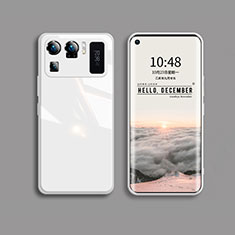 Carcasa Bumper Funda Silicona Espejo M05 para Xiaomi Mi 11 Ultra 5G Blanco