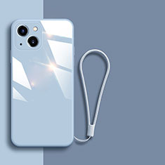 Carcasa Bumper Funda Silicona Espejo M08 para Apple iPhone 13 Mini Azul