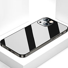 Carcasa Bumper Funda Silicona Espejo M09 para Apple iPhone 13 Negro
