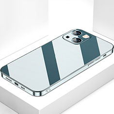 Carcasa Bumper Funda Silicona Espejo M09 para Apple iPhone 15 Plus Azul