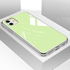 Carcasa Bumper Funda Silicona Espejo para Apple iPhone 11 Verde