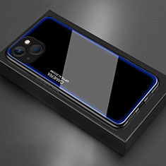 Carcasa Bumper Funda Silicona Espejo para Apple iPhone 13 Azul