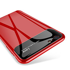 Carcasa Bumper Funda Silicona Espejo para Apple iPhone 6 Rojo