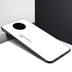 Carcasa Bumper Funda Silicona Espejo para Huawei Enjoy 20 Plus 5G Blanco