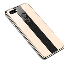 Carcasa Bumper Funda Silicona Espejo para Huawei Enjoy 8 Plus Oro