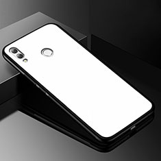 Carcasa Bumper Funda Silicona Espejo para Huawei Enjoy 9 Plus Blanco