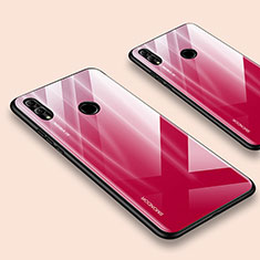 Carcasa Bumper Funda Silicona Espejo para Huawei Honor 10 Lite Rojo