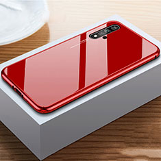 Carcasa Bumper Funda Silicona Espejo para Huawei Honor 20 Rojo