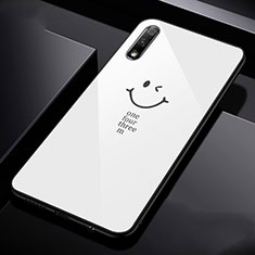 Carcasa Bumper Funda Silicona Espejo para Huawei Honor 9X Blanco