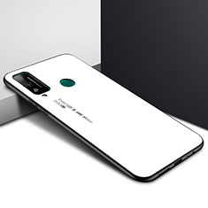 Carcasa Bumper Funda Silicona Espejo para Huawei Honor Play4T Blanco