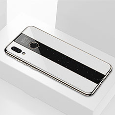 Carcasa Bumper Funda Silicona Espejo para Huawei Honor V10 Lite Blanco