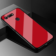 Carcasa Bumper Funda Silicona Espejo para Huawei Honor V20 Rojo