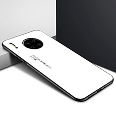 Carcasa Bumper Funda Silicona Espejo para Huawei Mate 30 5G Blanco