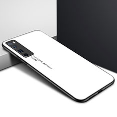 Carcasa Bumper Funda Silicona Espejo para Huawei Nova 7 Pro 5G Blanco