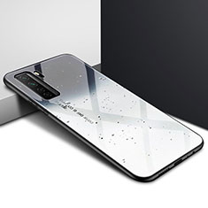 Carcasa Bumper Funda Silicona Espejo para Huawei Nova 7 SE 5G Gris