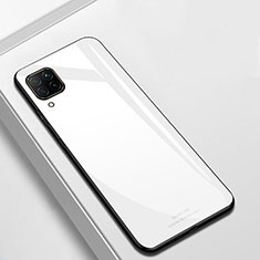 Carcasa Bumper Funda Silicona Espejo para Huawei Nova 7i Blanco