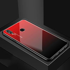 Carcasa Bumper Funda Silicona Espejo para Huawei P Smart (2019) Rojo