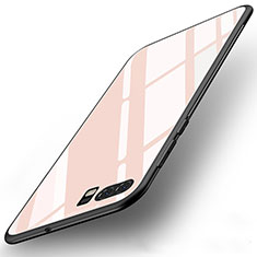 Carcasa Bumper Funda Silicona Espejo para Huawei P10 Rosa