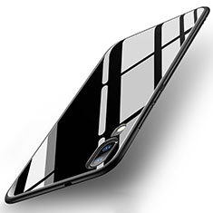 Carcasa Bumper Funda Silicona Espejo para Huawei P20 Negro