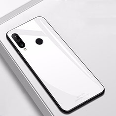 Carcasa Bumper Funda Silicona Espejo para Huawei P30 Lite XL Blanco