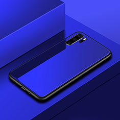 Carcasa Bumper Funda Silicona Espejo para Huawei P30 Pro Azul
