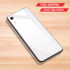 Carcasa Bumper Funda Silicona Espejo para Huawei Y6 (2019) Blanco