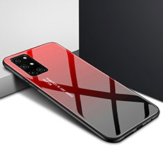 Carcasa Bumper Funda Silicona Espejo para OnePlus 8T 5G Rojo