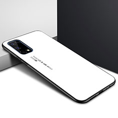 Carcasa Bumper Funda Silicona Espejo para Oppo K7x 5G Blanco