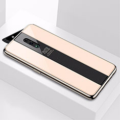 Carcasa Bumper Funda Silicona Espejo para Oppo Reno Oro