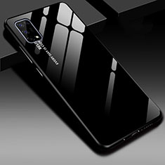 Carcasa Bumper Funda Silicona Espejo para Realme V5 5G Negro