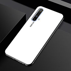 Carcasa Bumper Funda Silicona Espejo para Realme X50 5G Blanco