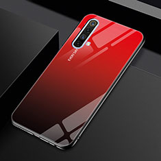 Carcasa Bumper Funda Silicona Espejo para Realme X50m 5G Rojo
