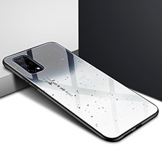 Carcasa Bumper Funda Silicona Espejo para Realme X7 Pro 5G Gris