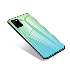 Carcasa Bumper Funda Silicona Espejo para Samsung Galaxy S20 FE 4G Verde