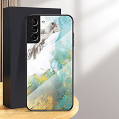 Carcasa Bumper Funda Silicona Espejo para Samsung Galaxy S24 Plus 5G Menta Verde