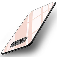 Carcasa Bumper Funda Silicona Espejo para Samsung Galaxy S8 Plus Rosa