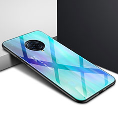 Carcasa Bumper Funda Silicona Espejo para Vivo Nex 3S Cian