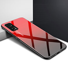 Carcasa Bumper Funda Silicona Espejo para Xiaomi Mi 10T Pro 5G Rojo