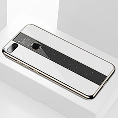 Carcasa Bumper Funda Silicona Espejo para Xiaomi Mi 8 Lite Blanco