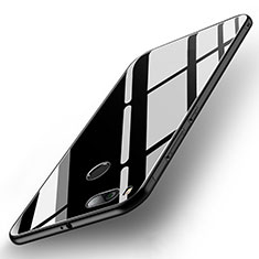 Carcasa Bumper Funda Silicona Espejo para Xiaomi Mi A1 Negro