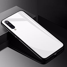 Carcasa Bumper Funda Silicona Espejo para Xiaomi Mi A3 Lite Blanco
