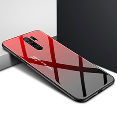 Carcasa Bumper Funda Silicona Espejo para Xiaomi Redmi 9 Prime India Rojo