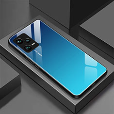 Carcasa Bumper Funda Silicona Espejo para Xiaomi Redmi Note 12 Explorer Azul