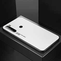 Carcasa Bumper Funda Silicona Espejo para Xiaomi Redmi Note 8 Blanco